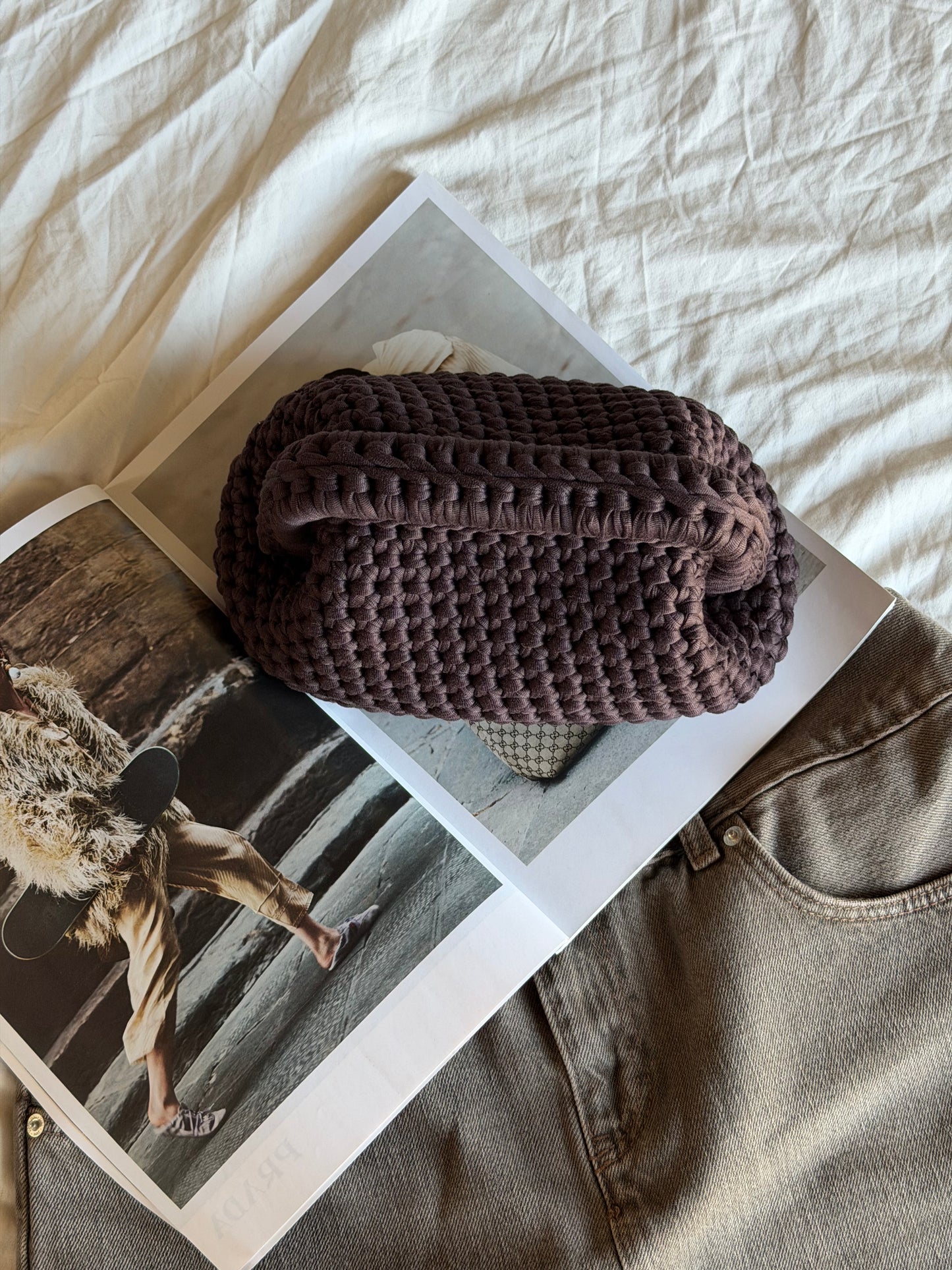 CLOUD bag standard// marrone cioccolato