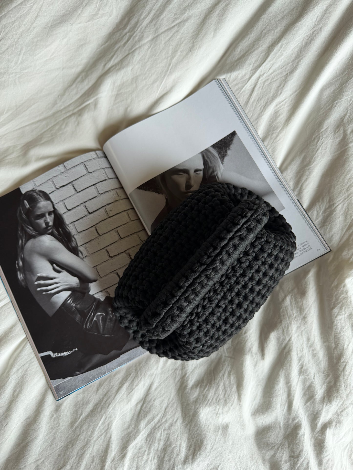 CLOUD bag standard// nera con manico