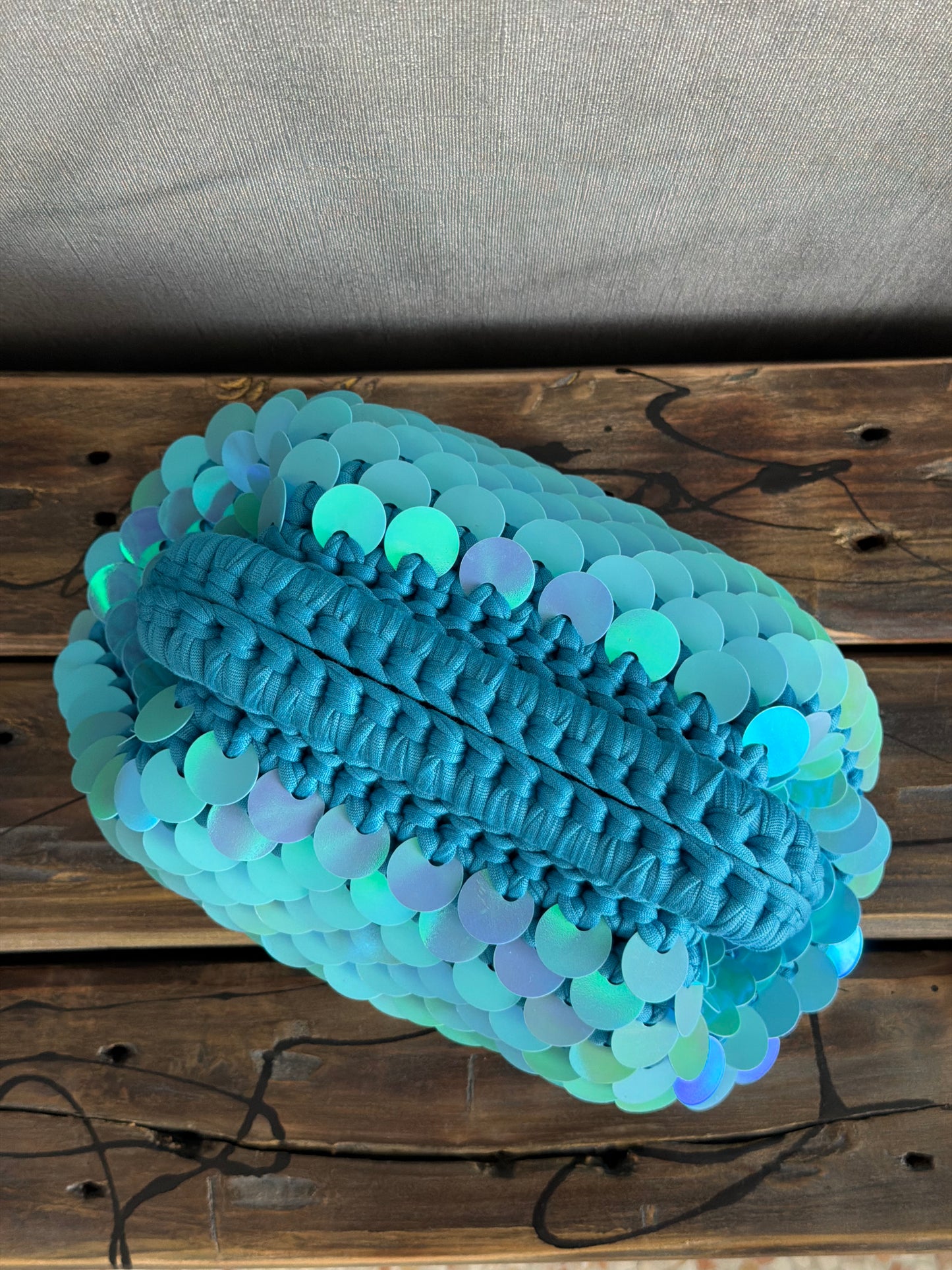 DISCO CLOUD bag standard// puffo con manico