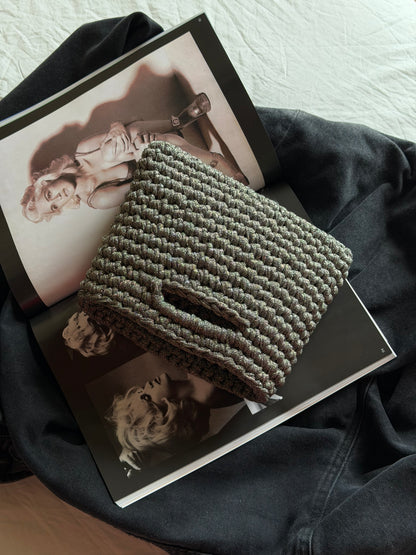 MINOU bag standard// grigia lurex