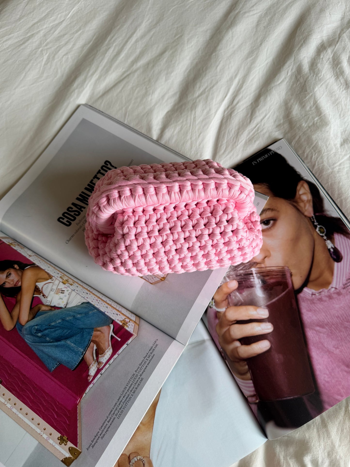 CLOUD bag mini// rosa caramella