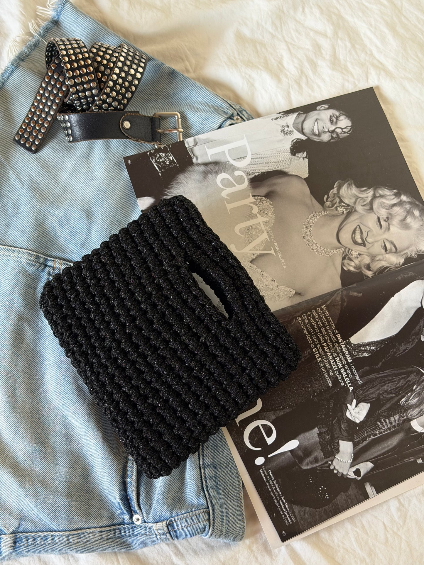 MINOU bag standard// nera lurex