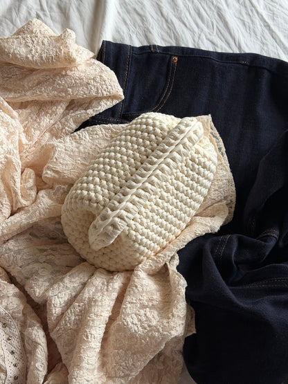 CLOUD bag standard// avorio con manico
