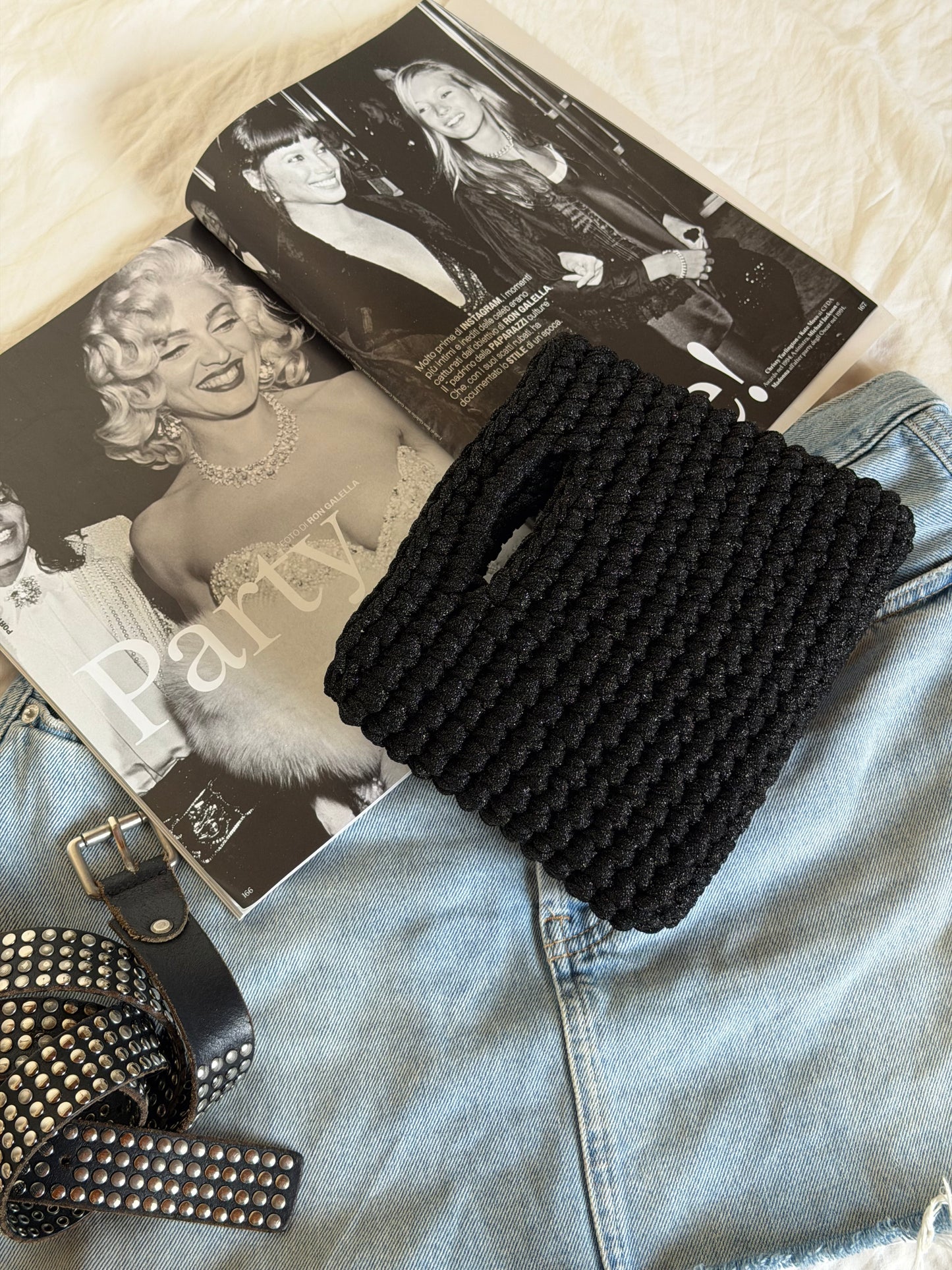 MINOU bag standard// nera lurex