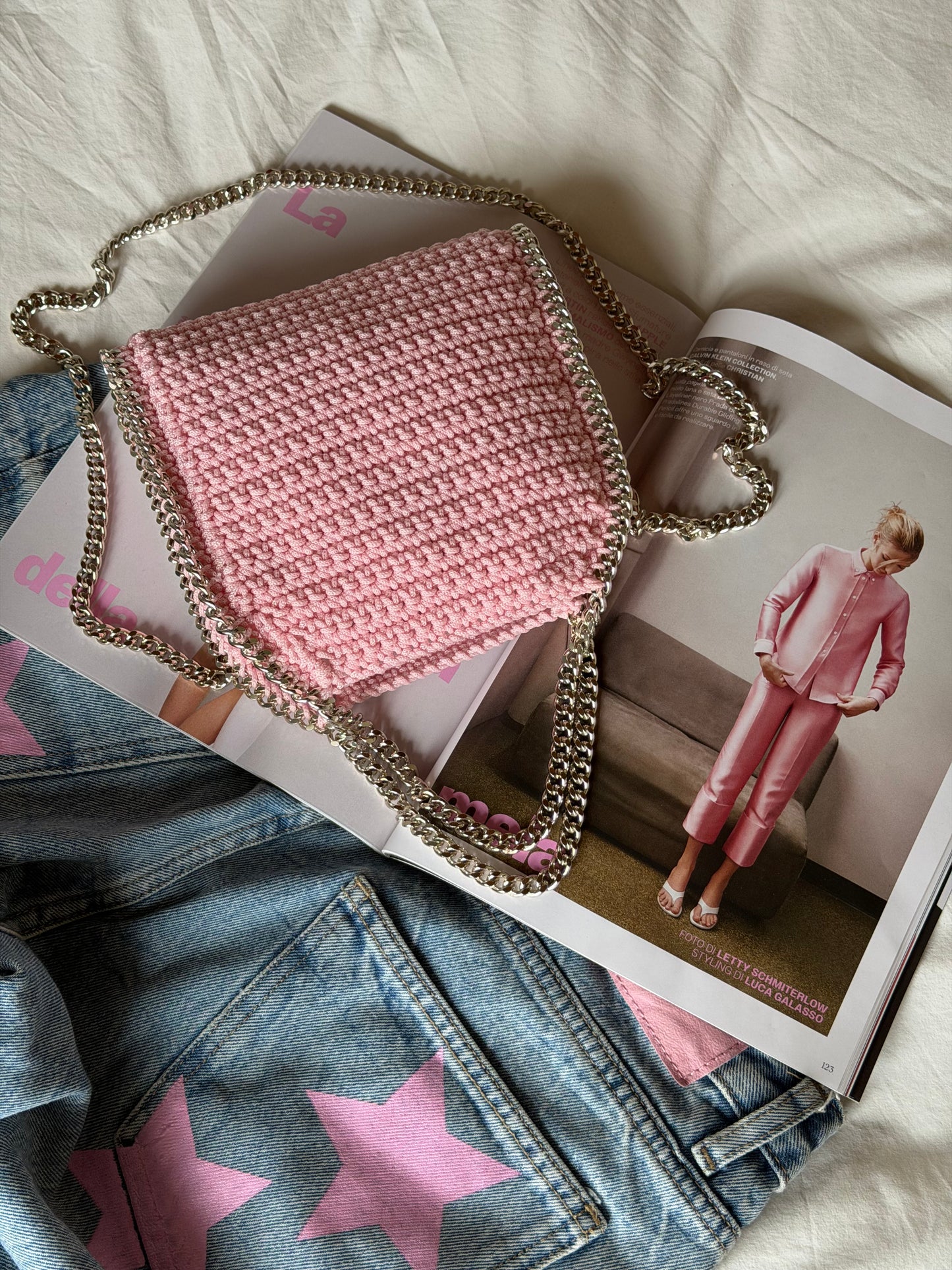 STAR bag mini// rosa