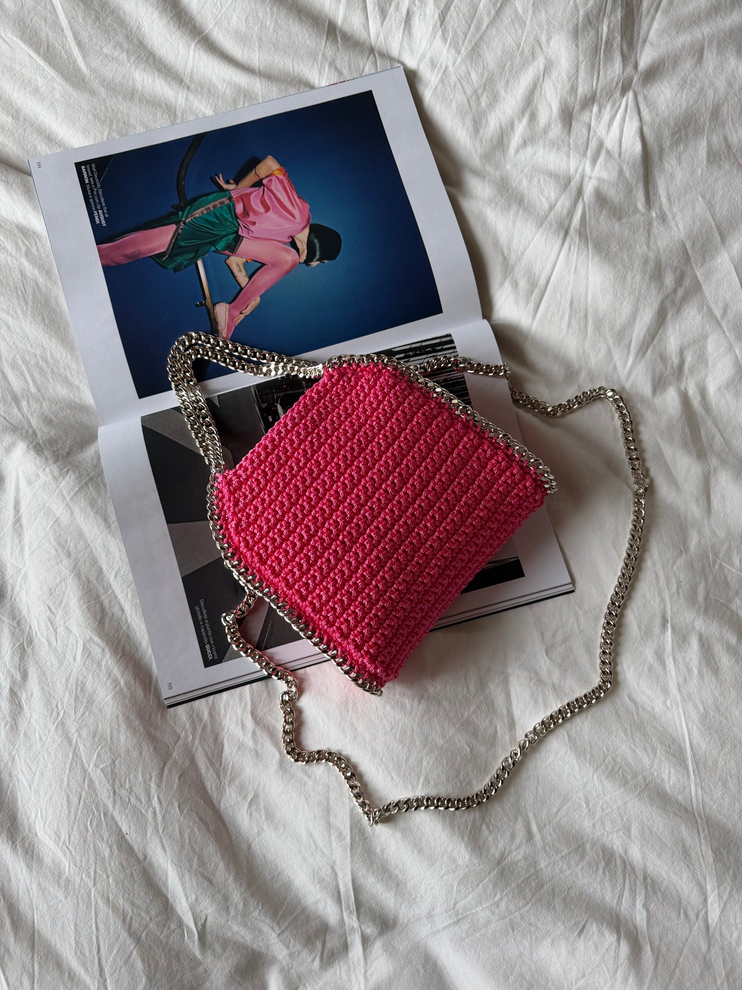 STAR bag mini// fucsia