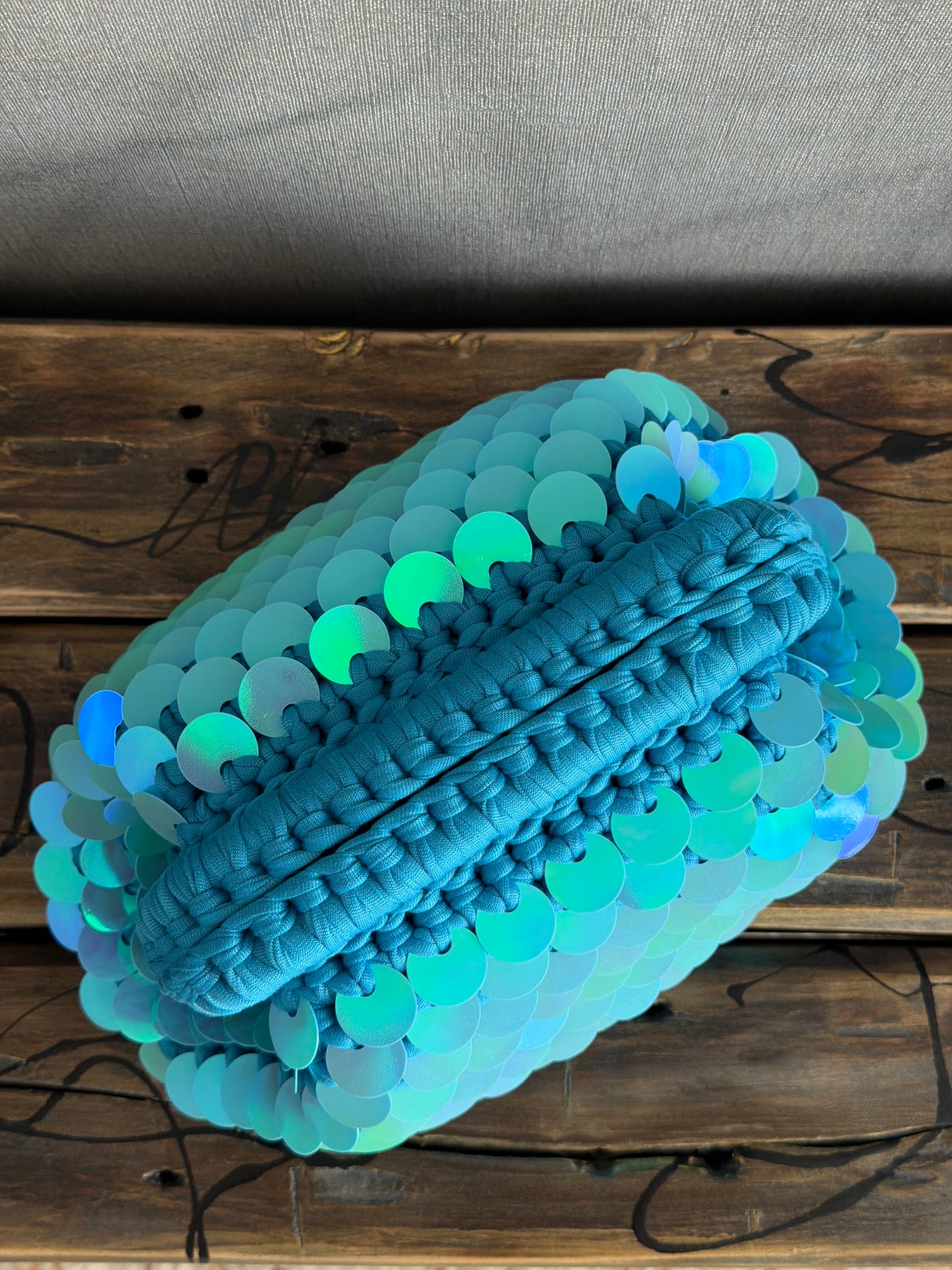 DISCO CLOUD bag standard// puffo con manico