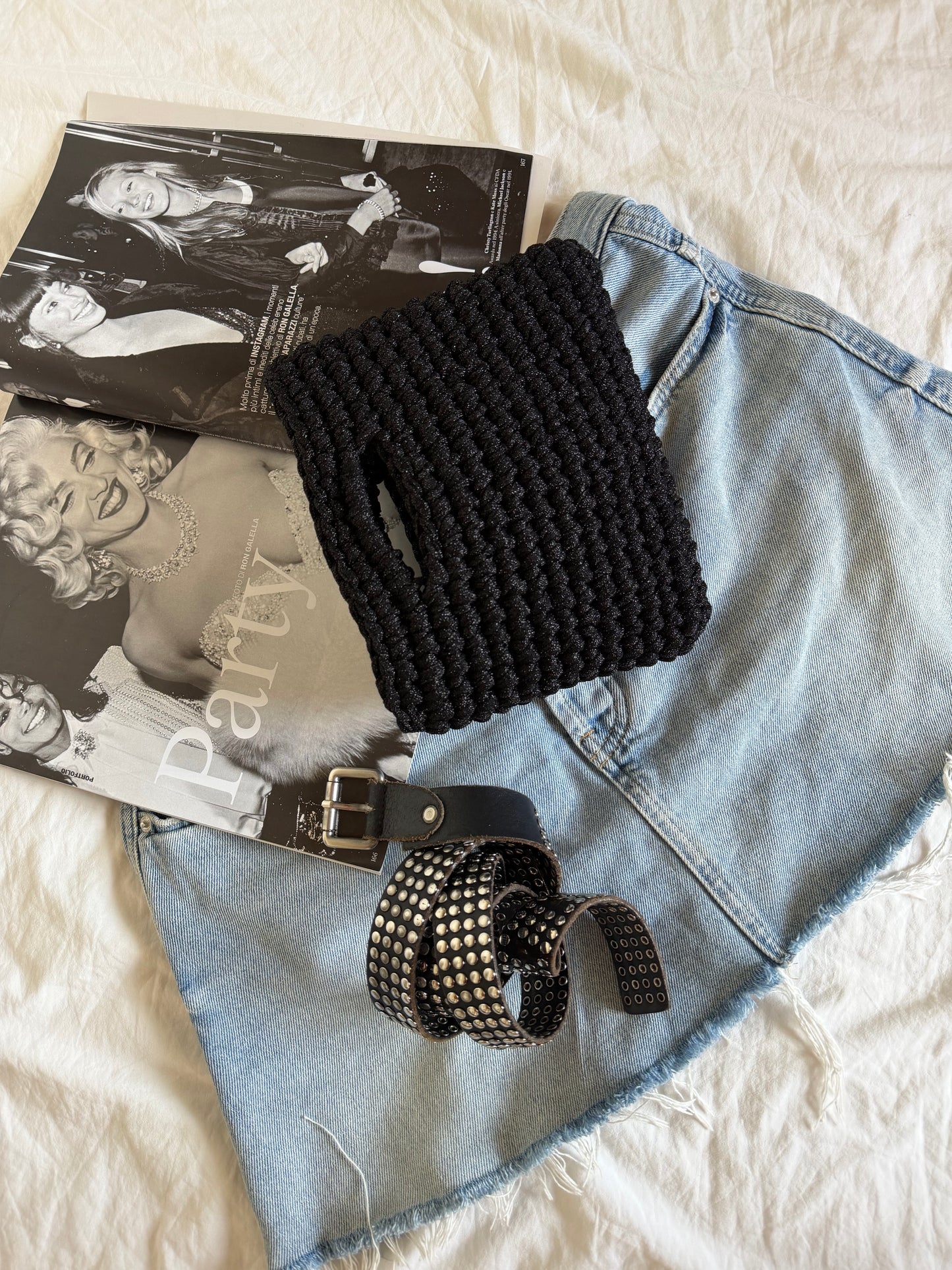 MINOU bag standard// nera lurex