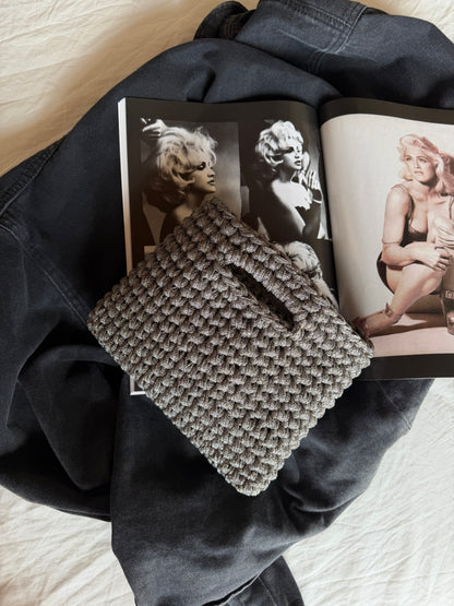 MINOU bag standard// grigia lurex