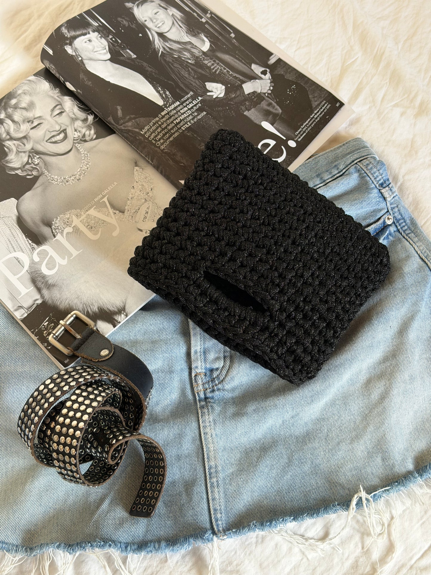 MINOU bag standard// nera lurex