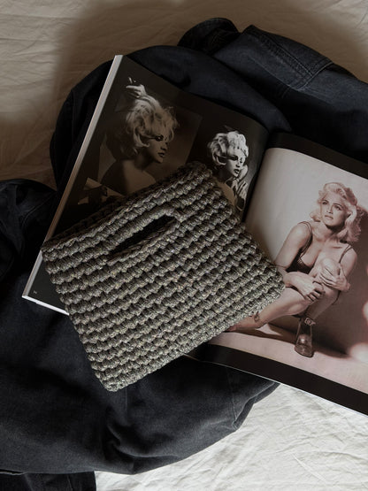 MINOU bag standard// grigia lurex