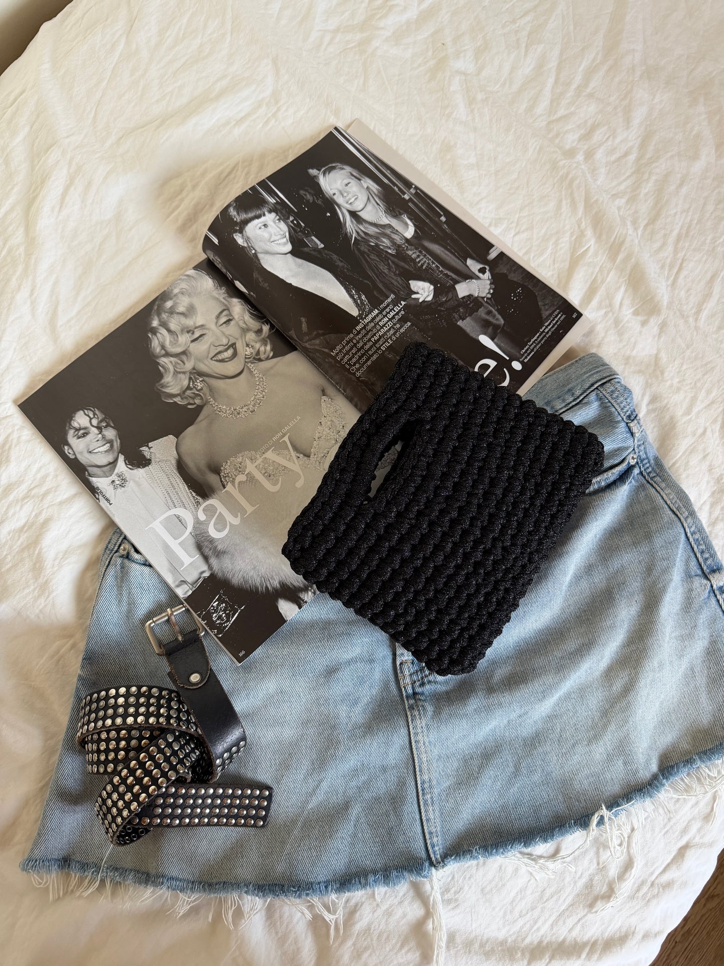 MINOU bag standard// nera lurex