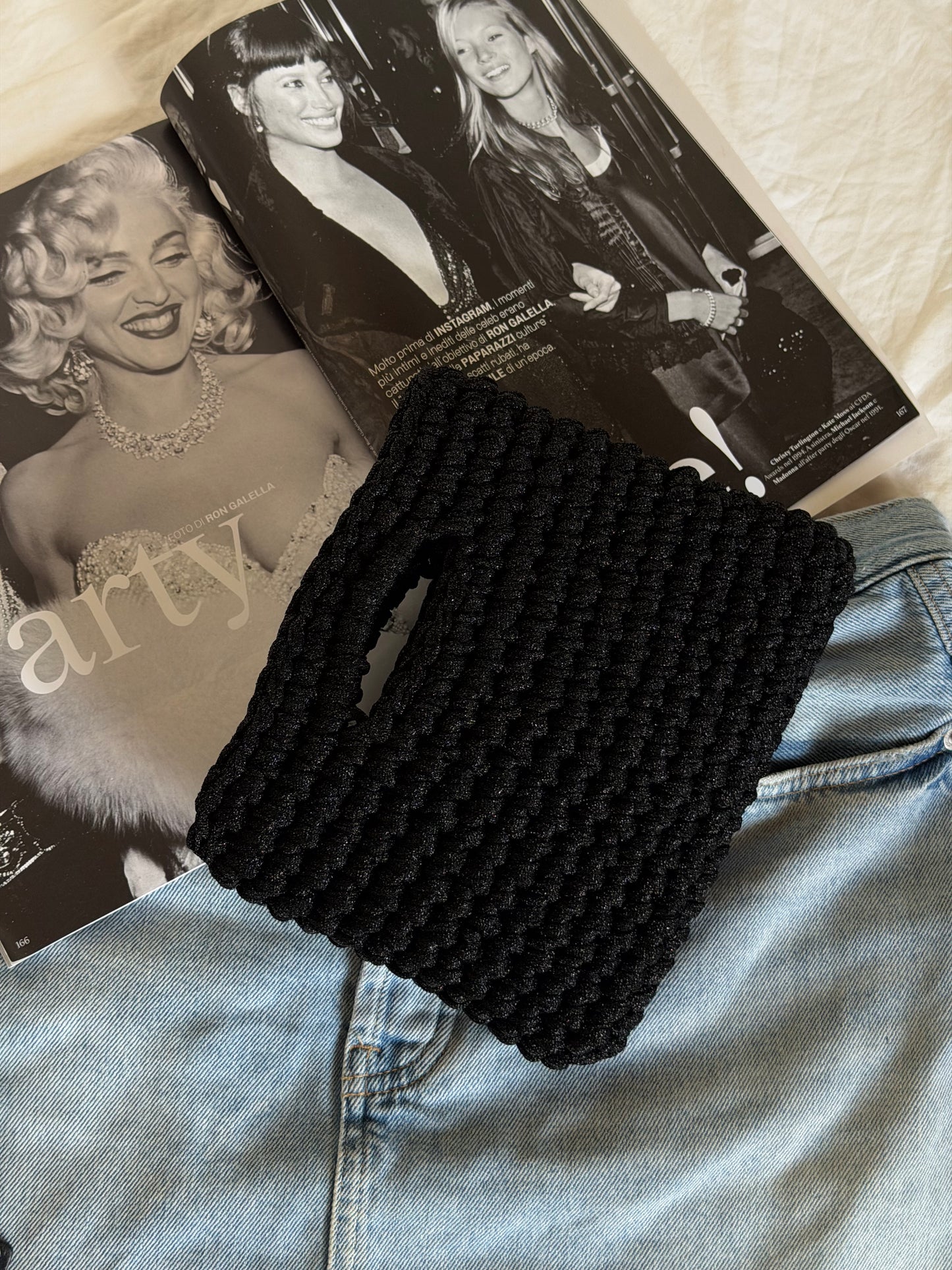 MINOU bag standard// nera lurex