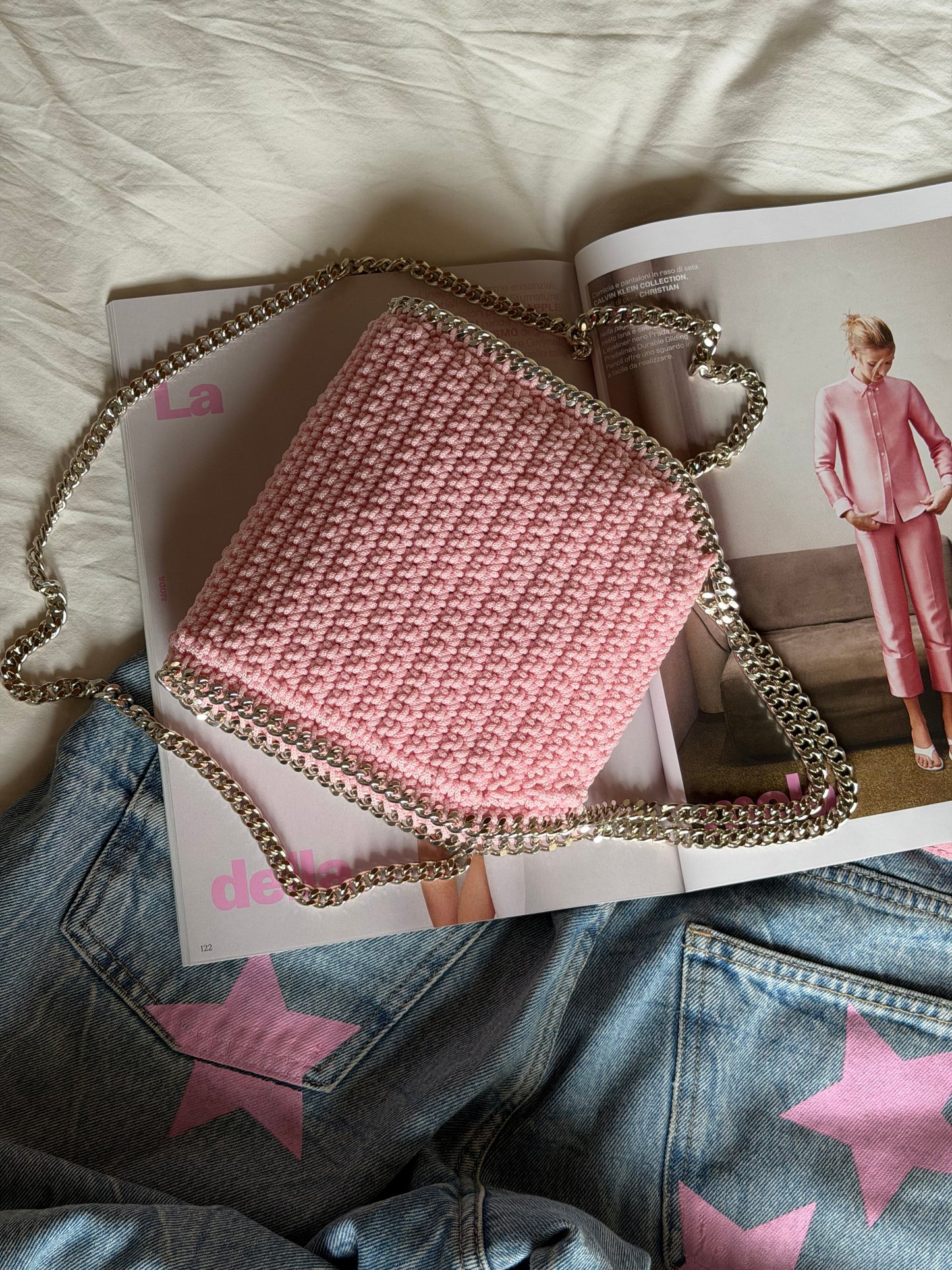 STAR bag mini// rosa