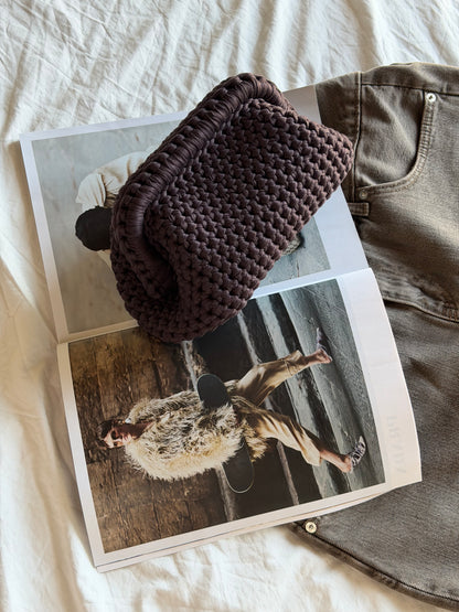 CLOUD bag standard// marrone cioccolato