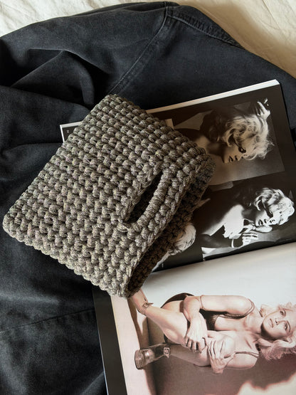 MINOU bag standard// grigia lurex