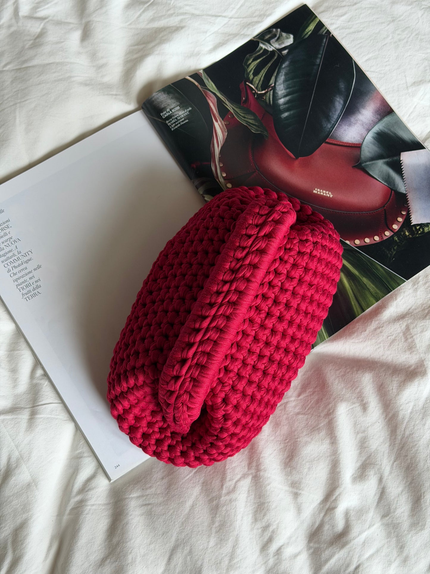 CLOUD bag standard// vinaccia con manico