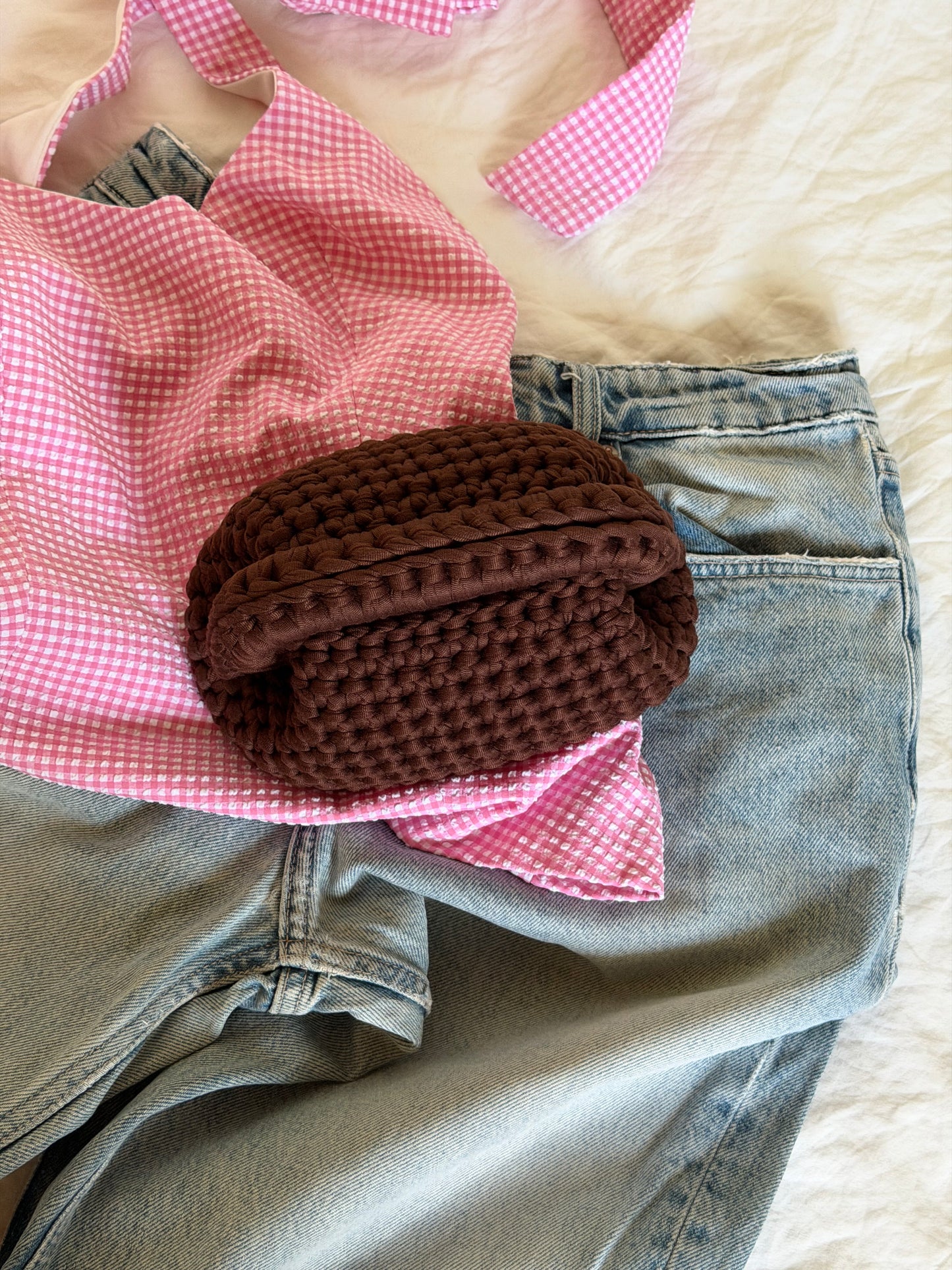 CLOUD bag mini// cacao con manico