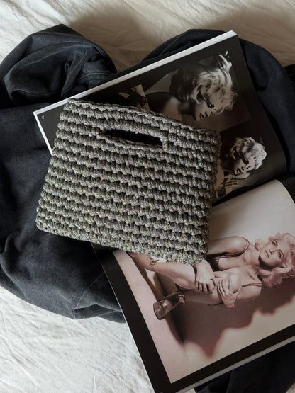 MINOU bag standard// grigia lurex