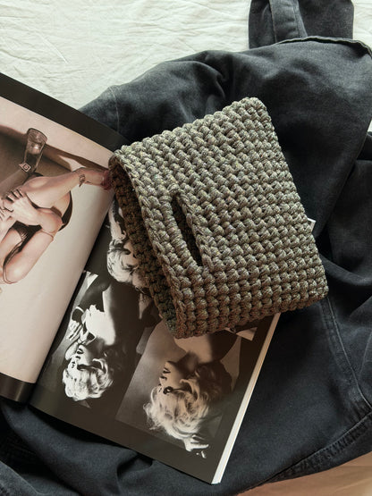 MINOU bag standard// grigia lurex