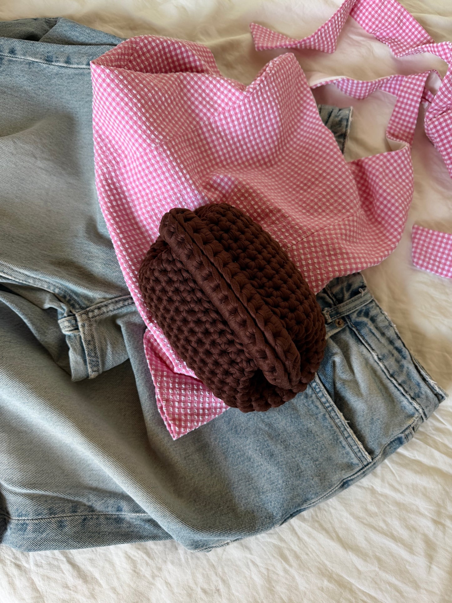 CLOUD bag mini// cacao con manico