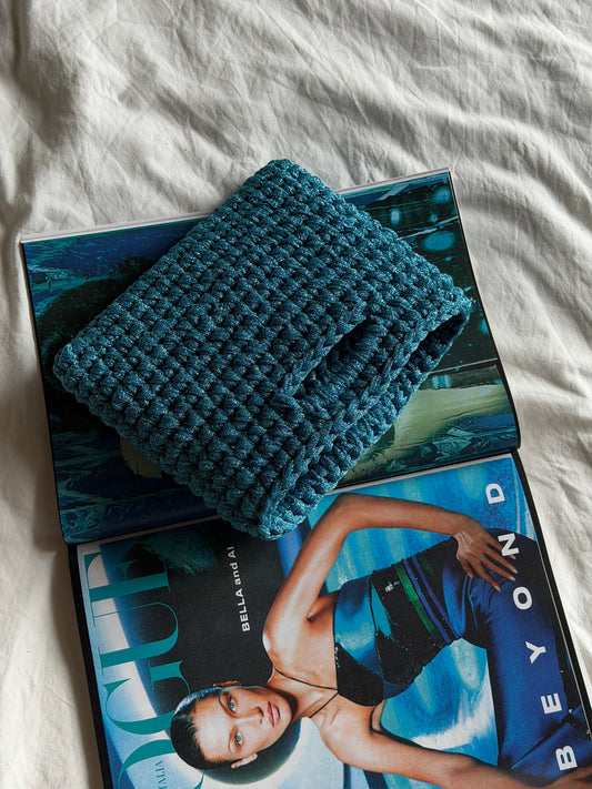 MINOU bag standard// acqua lurex