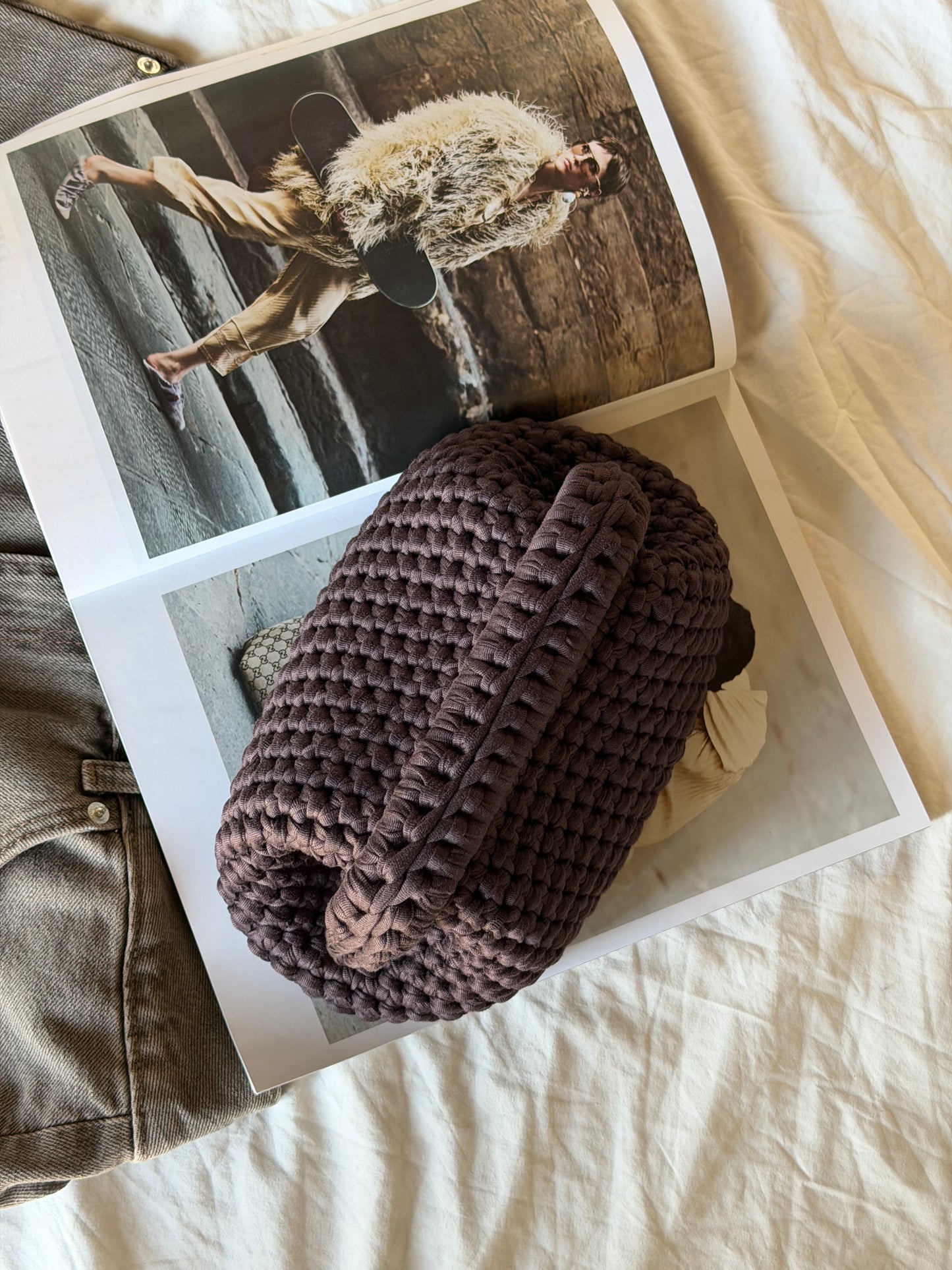 CLOUD bag standard// marrone cioccolato