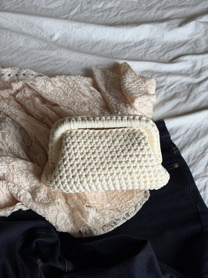 CLOUD bag standard// avorio con manico