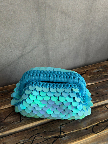 DISCO CLOUD bag standard// puffo con manico