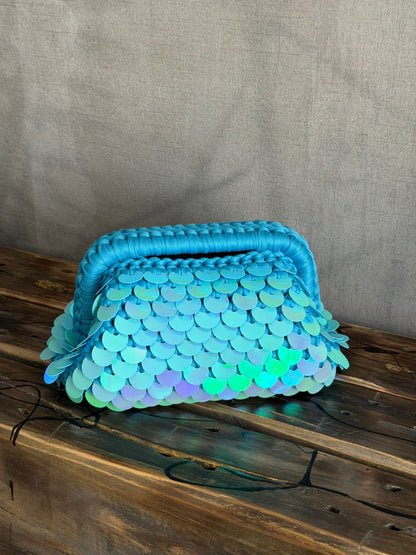 DISCO CLOUD bag standard// puffo con manico