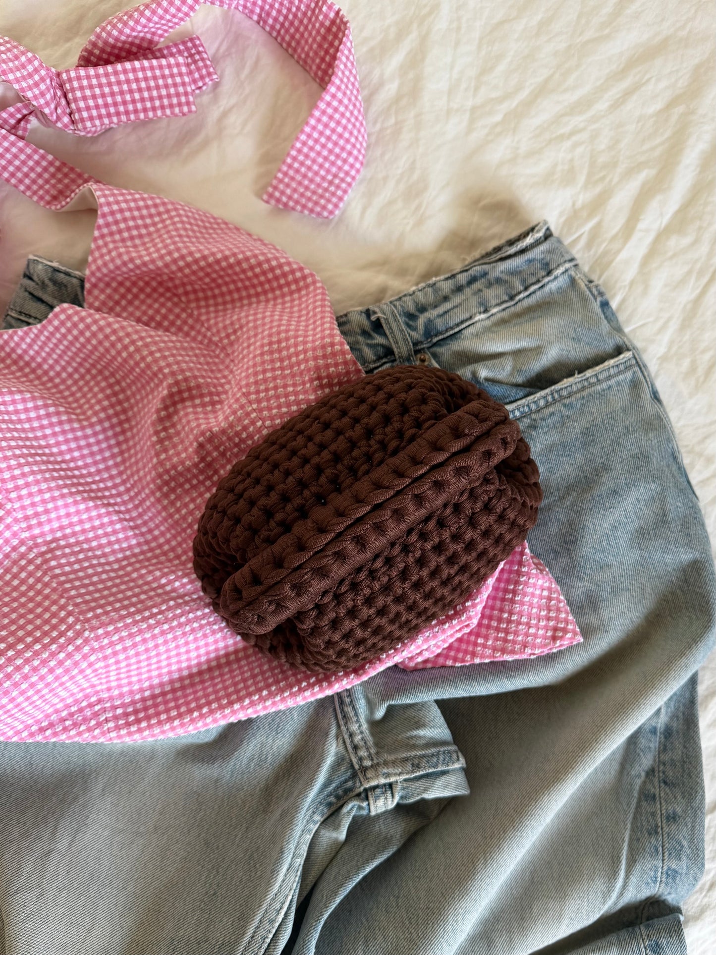 CLOUD bag mini// cacao con manico