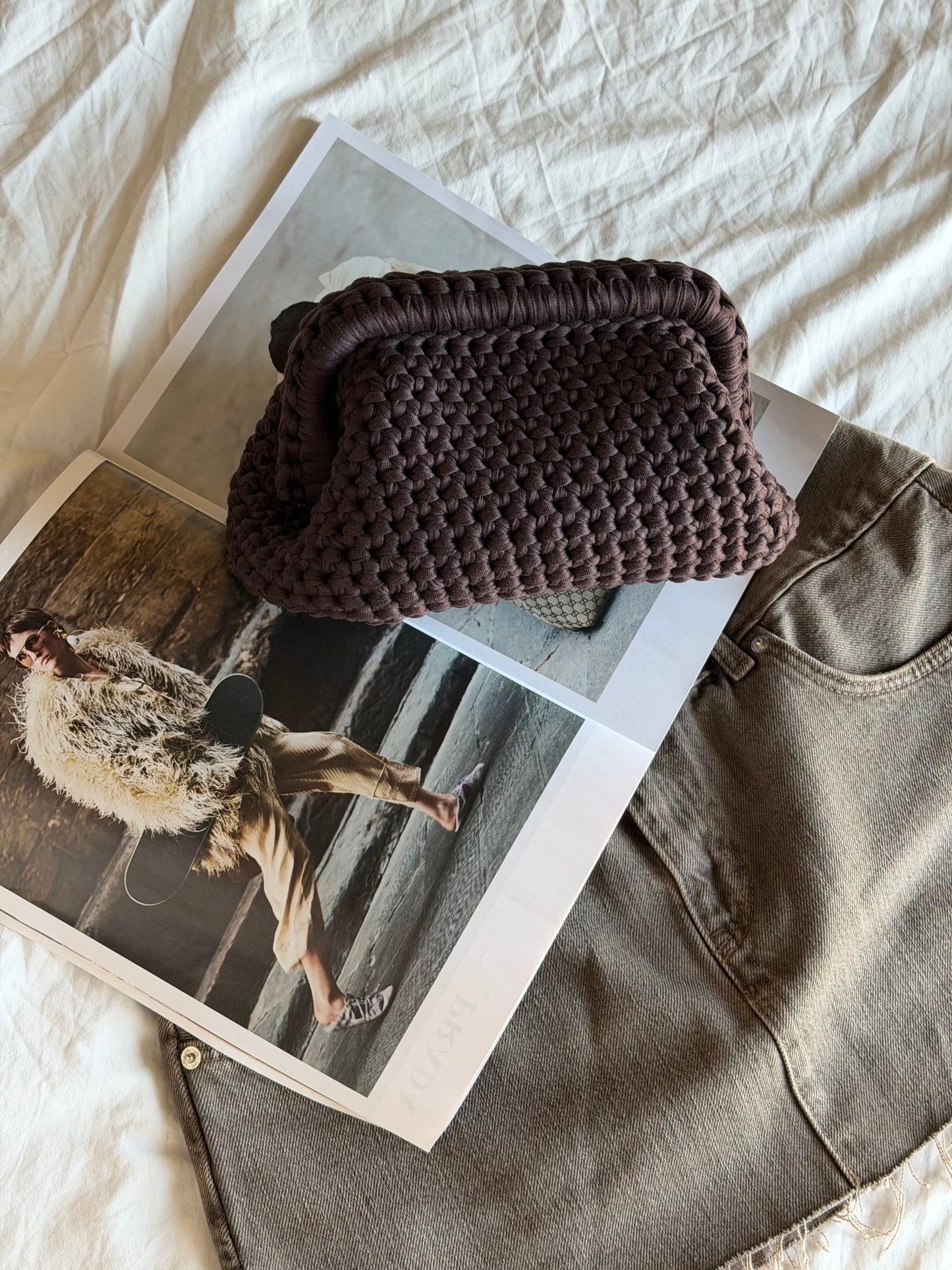 CLOUD bag standard// marrone cioccolato