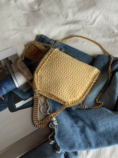 STAR bag mini// vaniglia