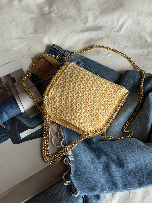 STAR bag mini// vaniglia