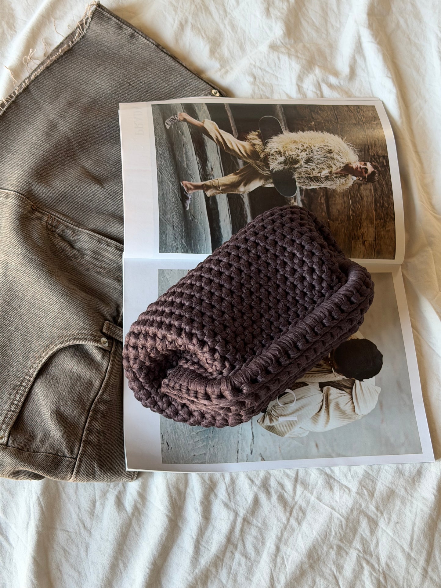 CLOUD bag standard// marrone cioccolato