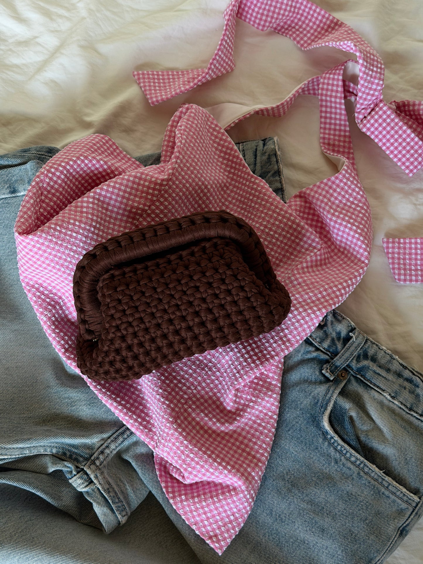 CLOUD bag mini// cacao con manico