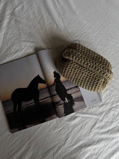 CLOUD bag standard// oro lurex con manico
